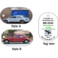 VW (Beetle) Trackable Tags (by NE Geocaching Supplies)